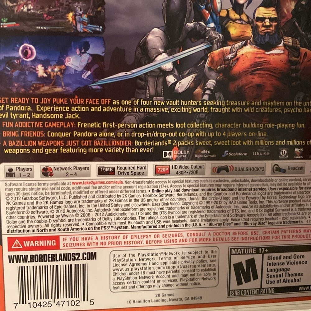 PS3 Borderlands 2 Video Game - Picture 4 of 6